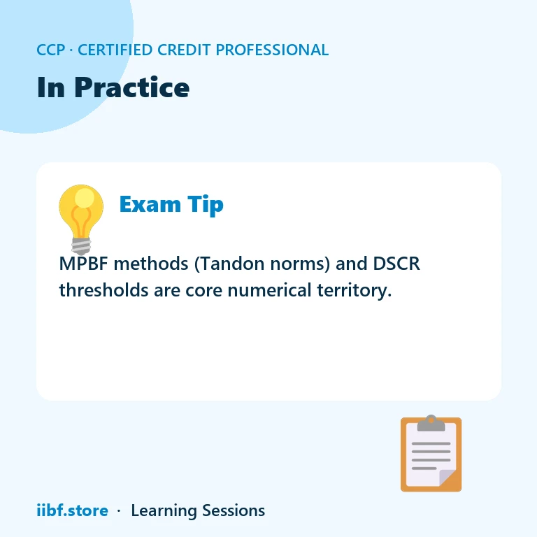 In Practice — Certified Credit Professional