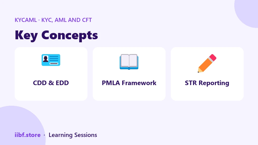 Key Concepts — KYC, AML and CFT