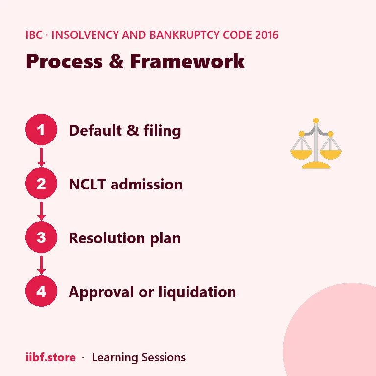Process & Framework — Insolvency and Bankruptcy Code 2016