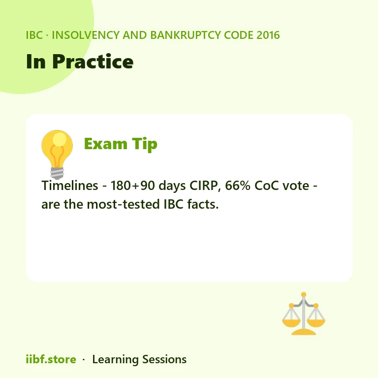 In Practice — Insolvency and Bankruptcy Code 2016