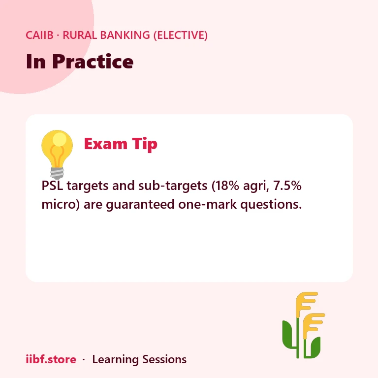 In Practice — Rural Banking (Elective)