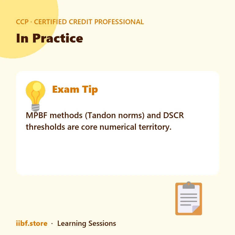 In Practice — Certified Credit Professional