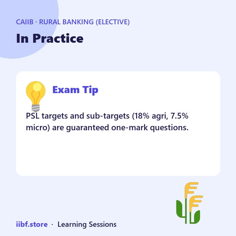 In Practice — Rural Banking (Elective)