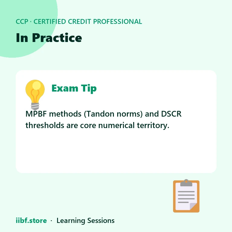 In Practice — Certified Credit Professional