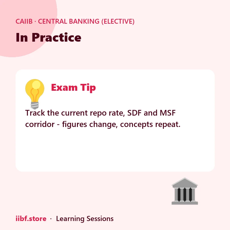 In Practice — Central Banking (Elective)