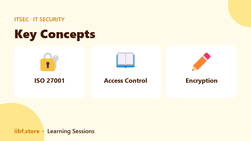 Key Concepts — IT Security