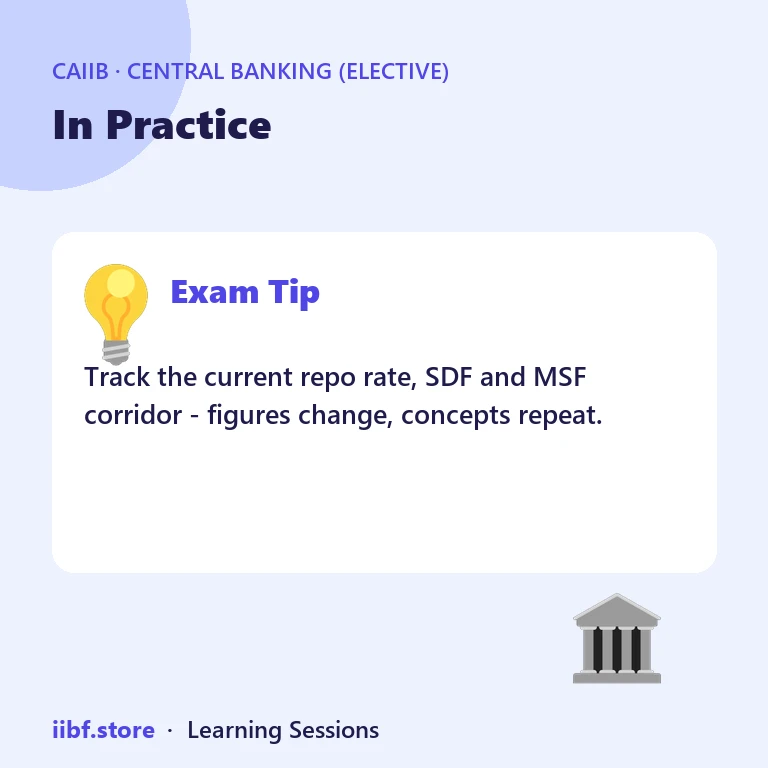 In Practice — Central Banking (Elective)