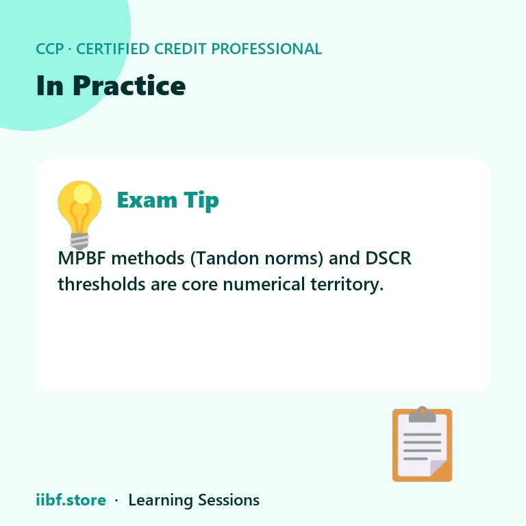 In Practice — Certified Credit Professional