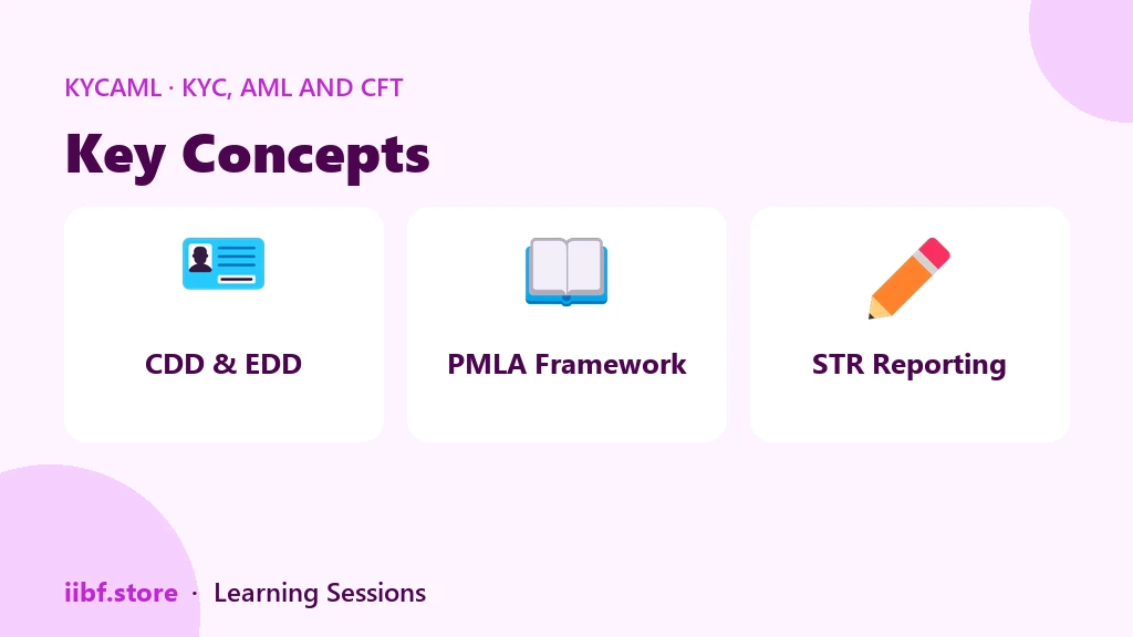 Key Concepts — KYC, AML and CFT