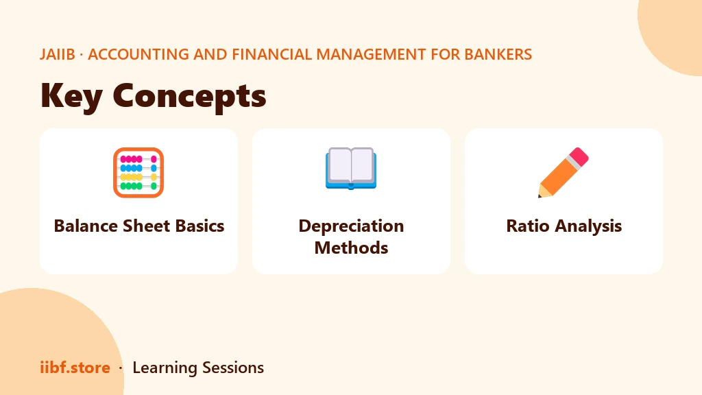 Key Concepts — Accounting and Financial Management for Bankers
