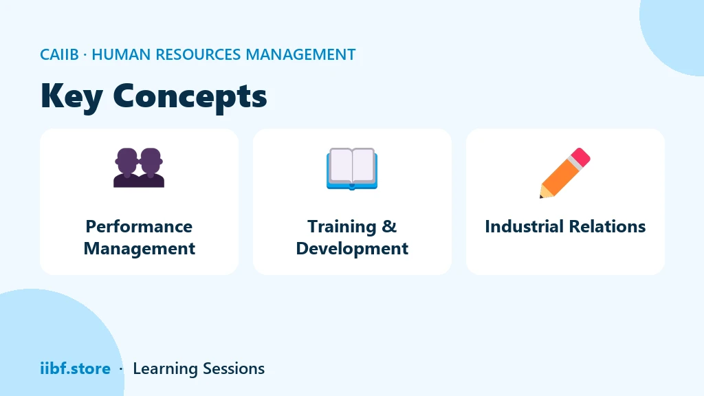 Key Concepts — Human Resources Management (Elective)