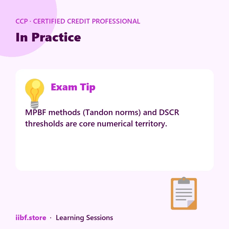 In Practice — Certified Credit Professional