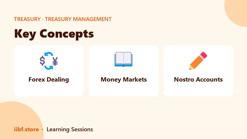 Key Concepts — Treasury Management