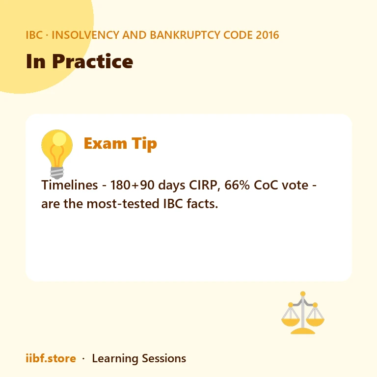 In Practice — Insolvency and Bankruptcy Code 2016