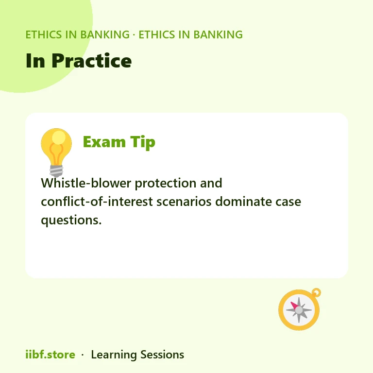 In Practice — Ethics in Banking