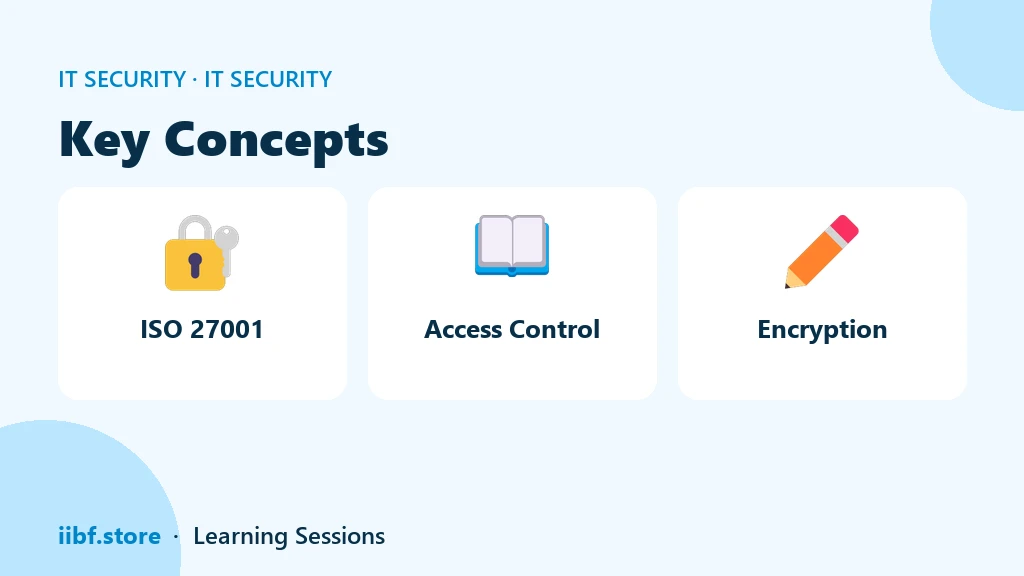 Key Concepts — IT Security