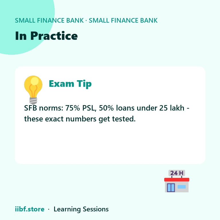 In Practice — Small Finance Bank