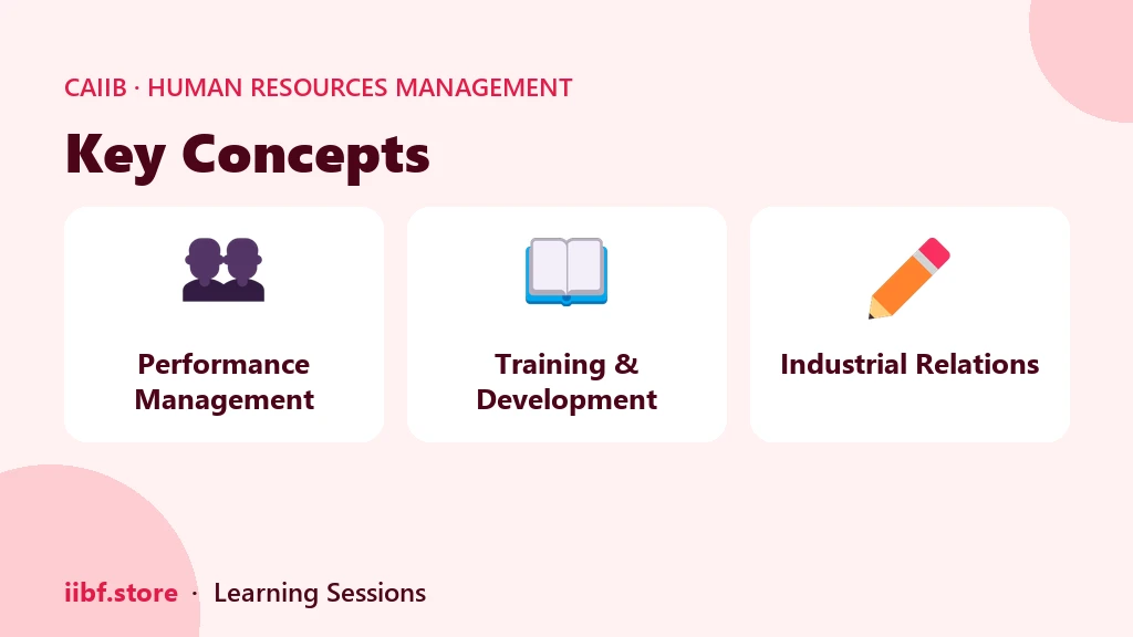 Key Concepts — Human Resources Management (Elective)
