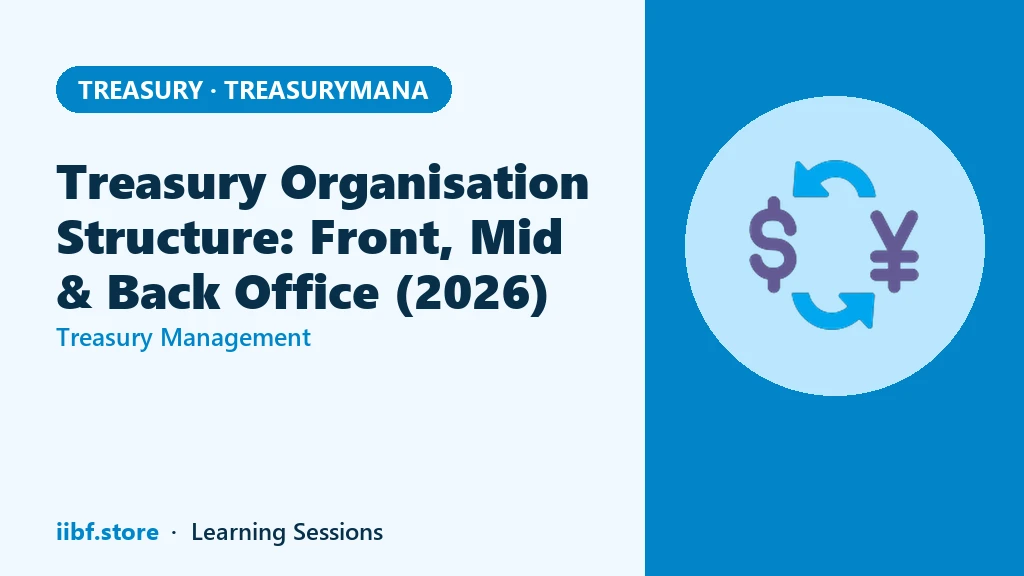 Treasury Organisation Structure: Front, Mid & Back Office (2026)