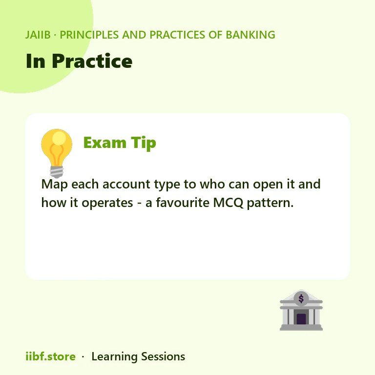 प्रैक्टिस में — Principles and Practices of Banking