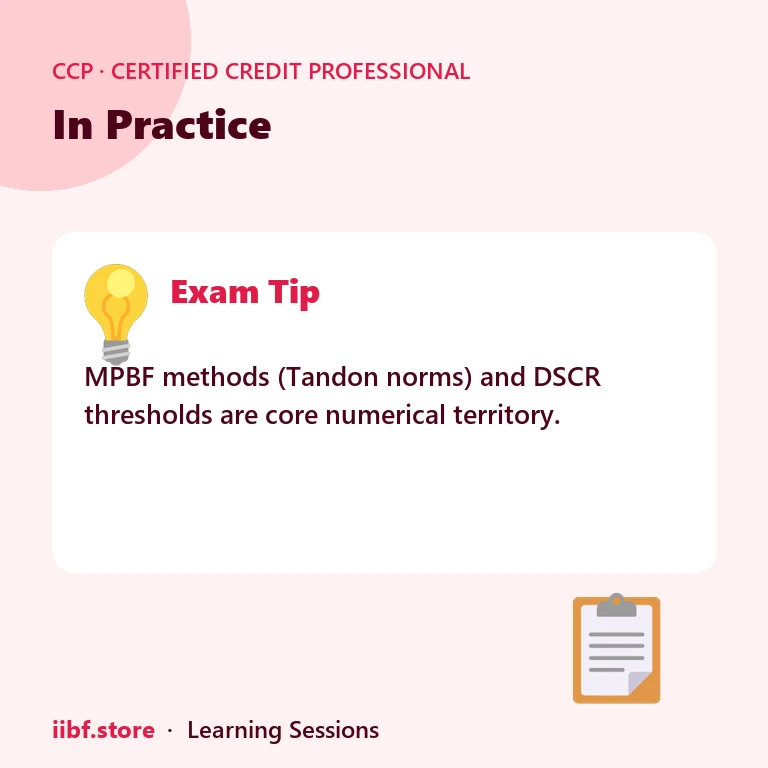 In Practice — Certified Credit Professional