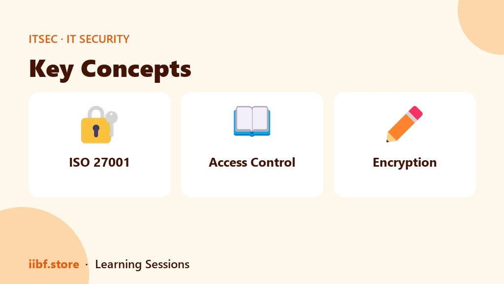 Key Concepts — IT Security