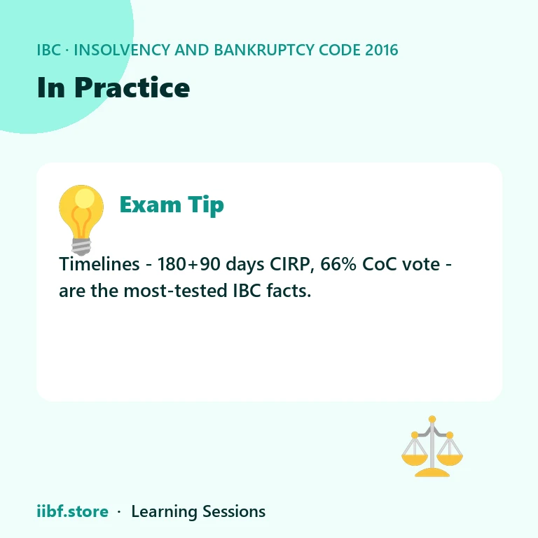 In Practice — Insolvency and Bankruptcy Code 2016