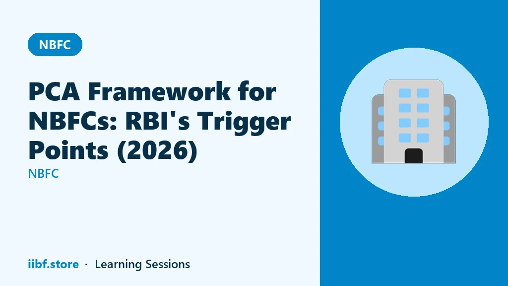 PCA Framework for NBFCs: RBI's Trigger Points (2026)