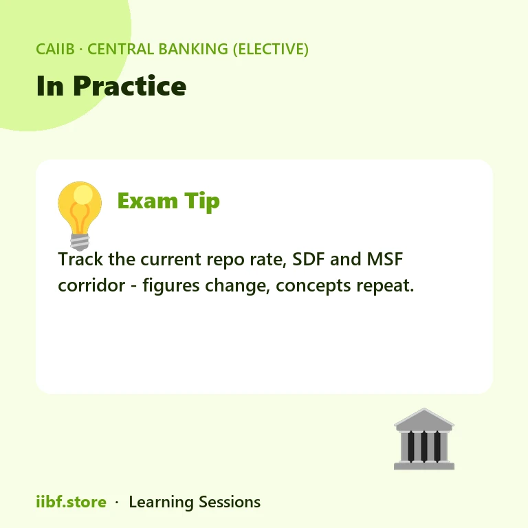 In Practice — Central Banking (Elective)