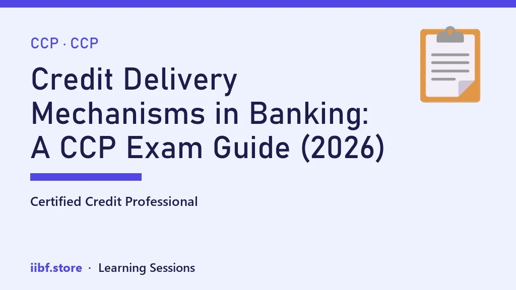 Credit Delivery Mechanisms in Banking: A CCP Exam Guide (2026)
