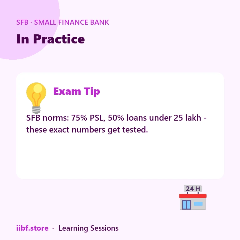 In Practice — Small Finance Bank