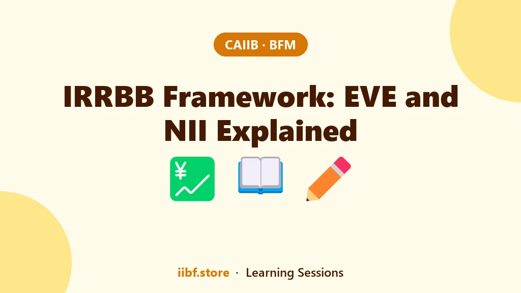 IRRBB Framework Explained: EVE vs NII for CAIIB BFM 2026
