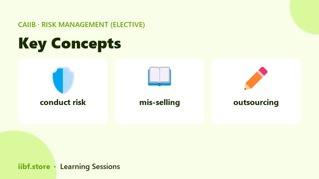 Key Concepts — Risk Management (Elective)