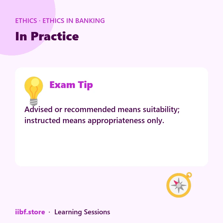In Practice — Ethics in Banking