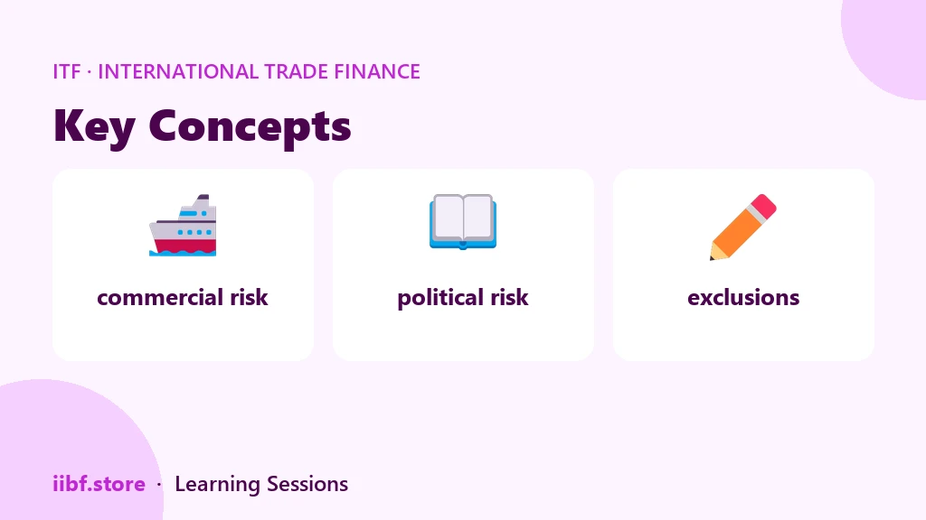 Key Concepts — International Trade Finance