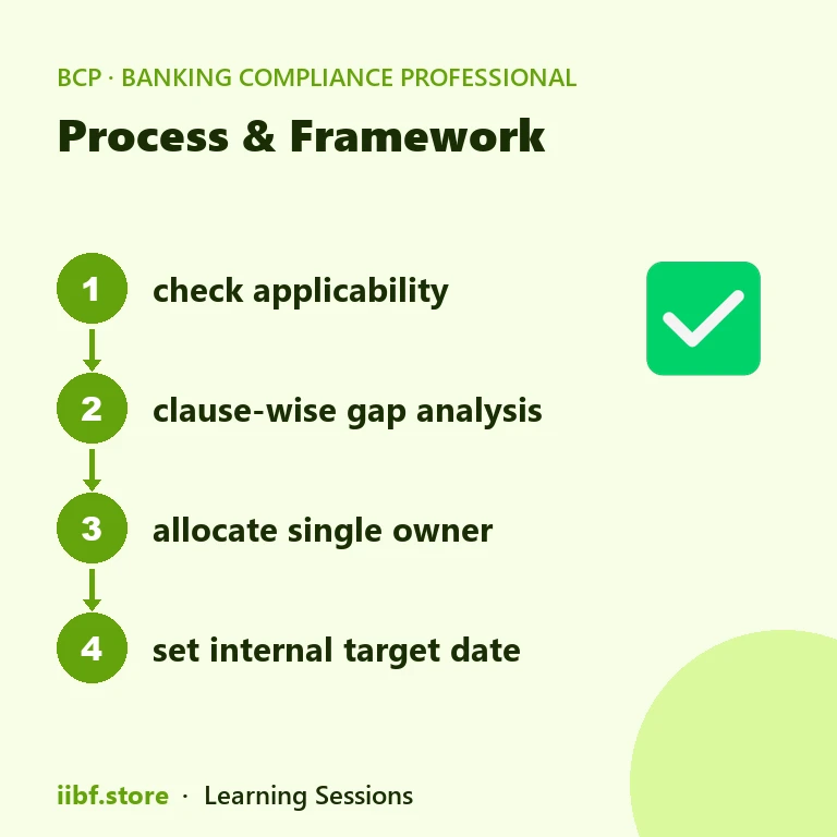 Process & Framework — Banking Compliance Professional