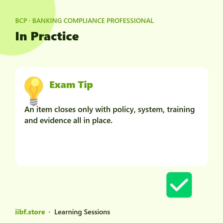 In Practice — Banking Compliance Professional