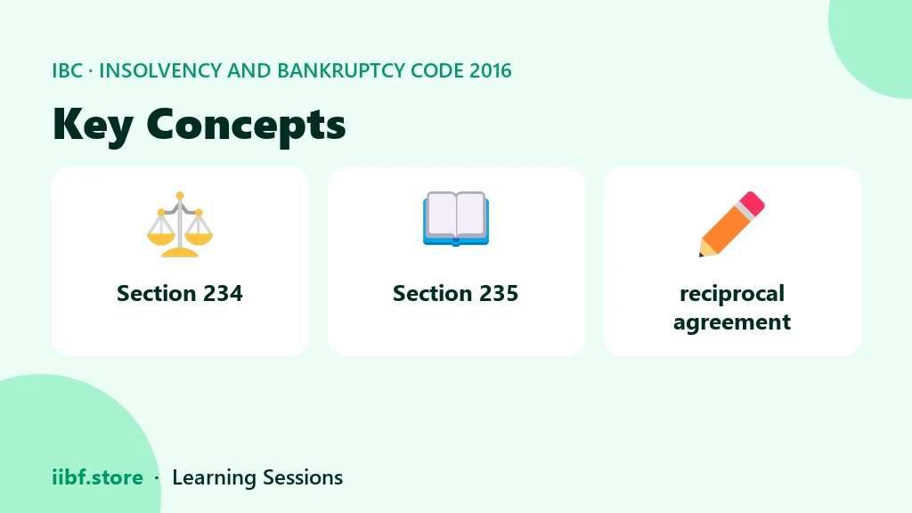 Key Concepts — Insolvency and Bankruptcy Code 2016