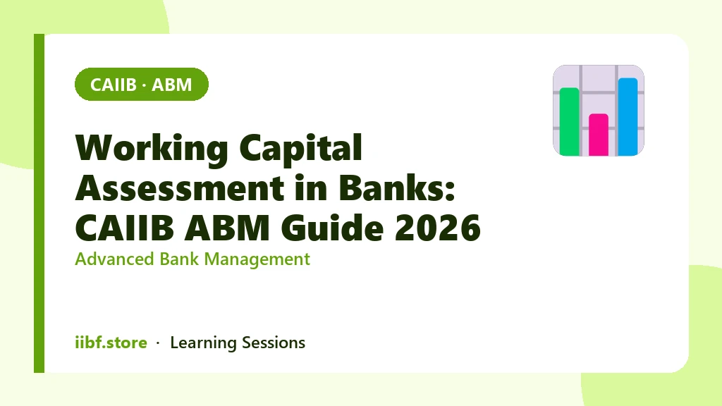 Classification and Tabulation of Banking Data for CAIIB ABM