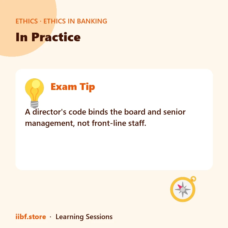 In Practice — Ethics in Banking