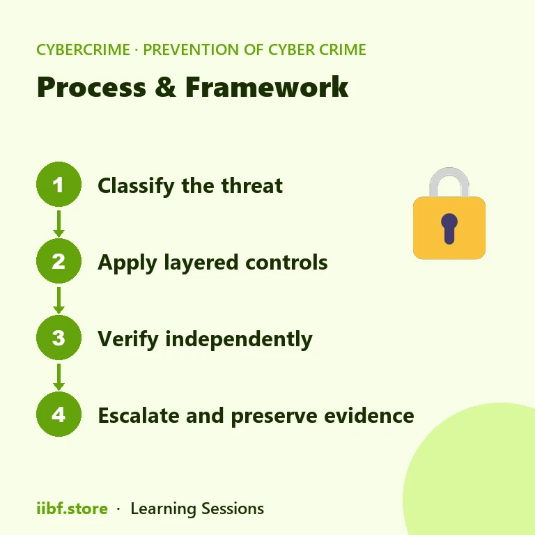 Process & Framework — Prevention of Cyber Crime
