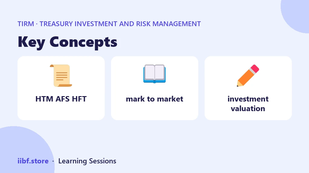 Key Concepts — Treasury Investment and Risk Management