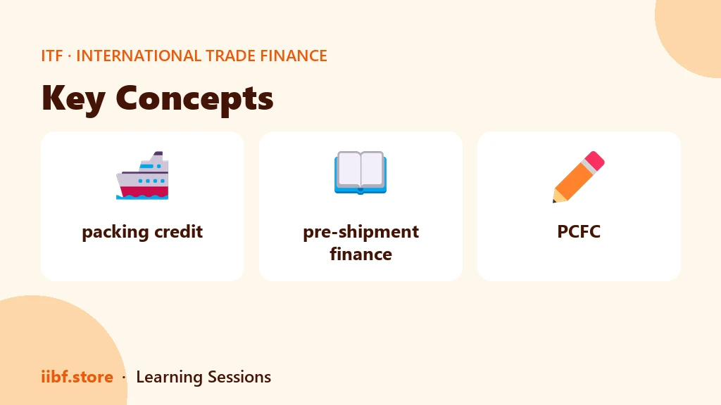 Key Concepts — International Trade Finance