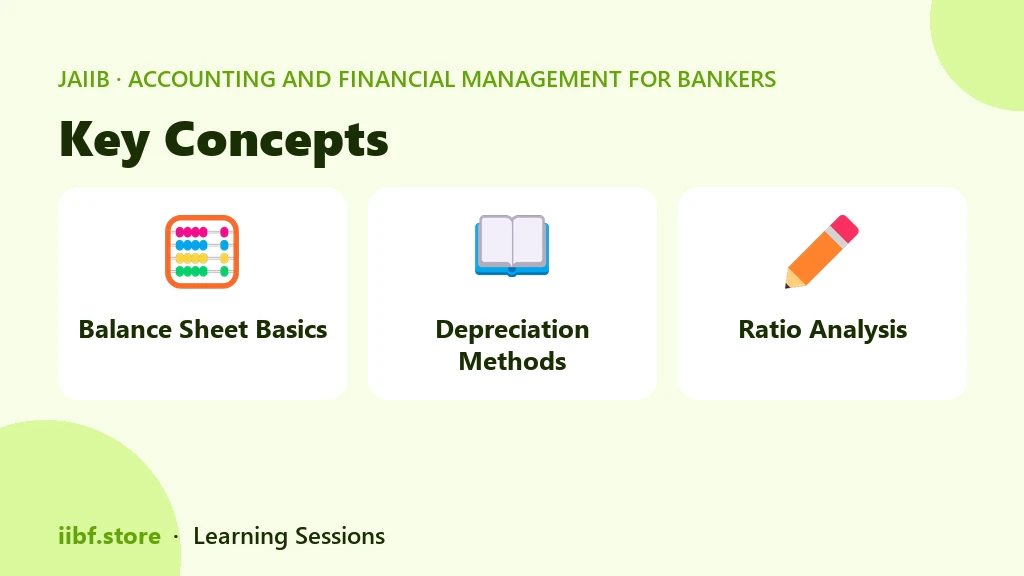Key Concepts — Accounting and Financial Management for Bankers