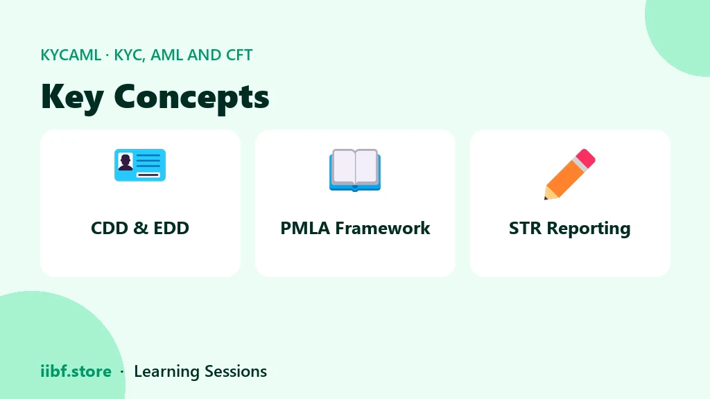 Key Concepts — KYC, AML and CFT
