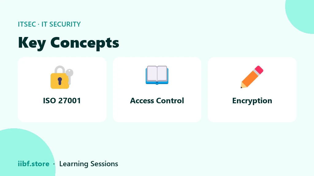 Key Concepts — IT Security