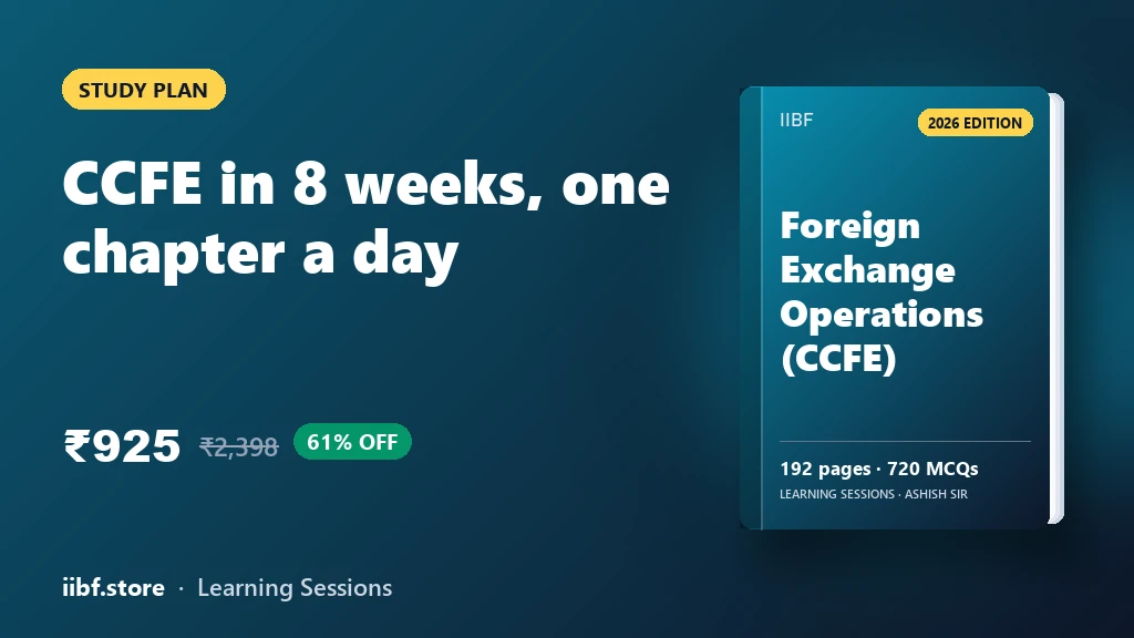 CCFE Study Plan: 8 Weeks While Working Full Time at a Bank
