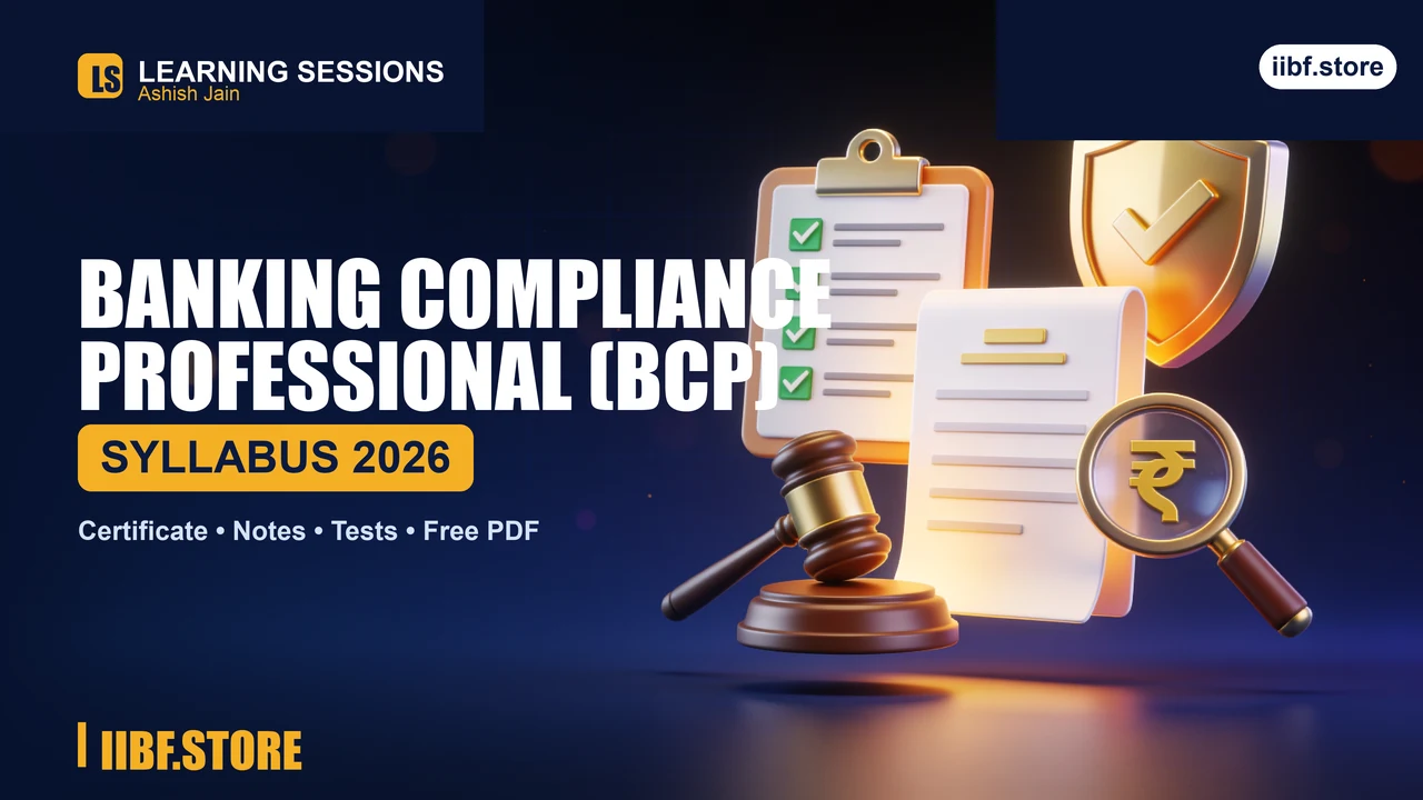 Banking Compliance Professional (BCP) Syllabus 2026 + Free PDF