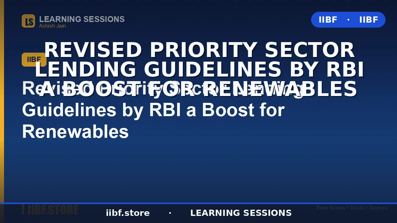 RBI Priority Sector Lending Guidelines 2026: A Game-Changing Boost for