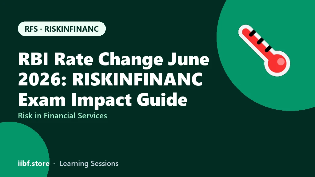 RBI Rate Change June 2026: RISKINFINANC Exam Impact Guide